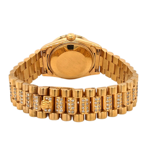 18K Yellow Gold Rolex Datejust 31 Diamond 68278