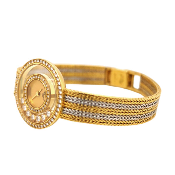 18K Yellow Gold Chopard Happy Diamond