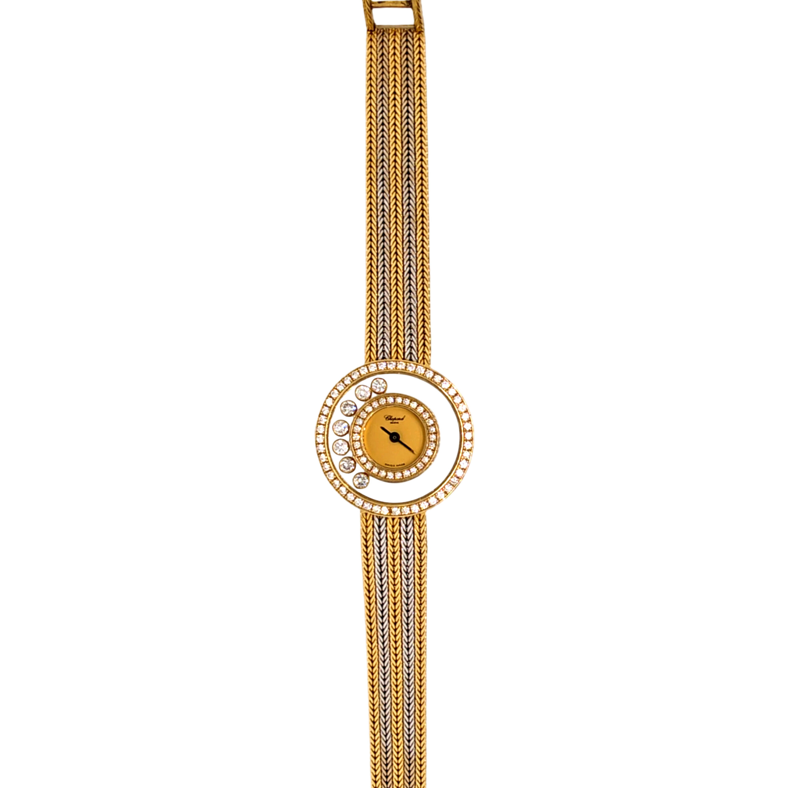 18K Yellow Gold Chopard Happy Diamond