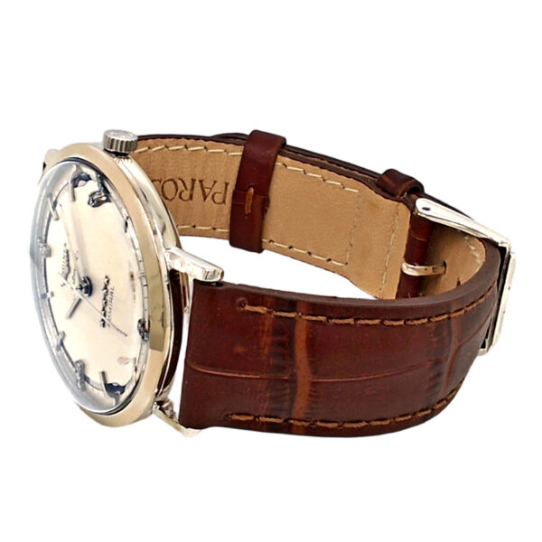 14K White Gold Longines Admiral Diamond