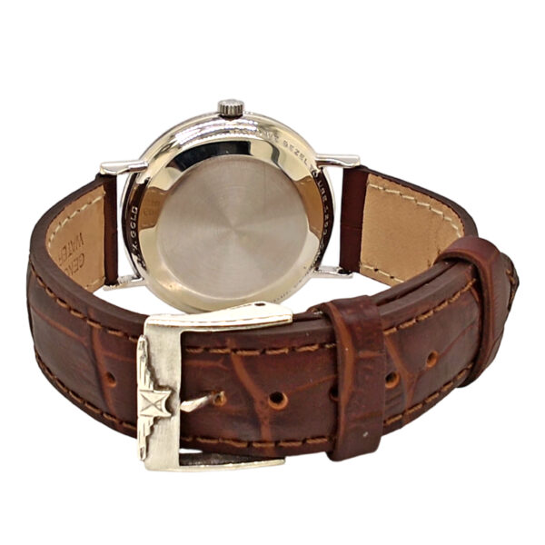 14K White Gold Longines Admiral Diamond