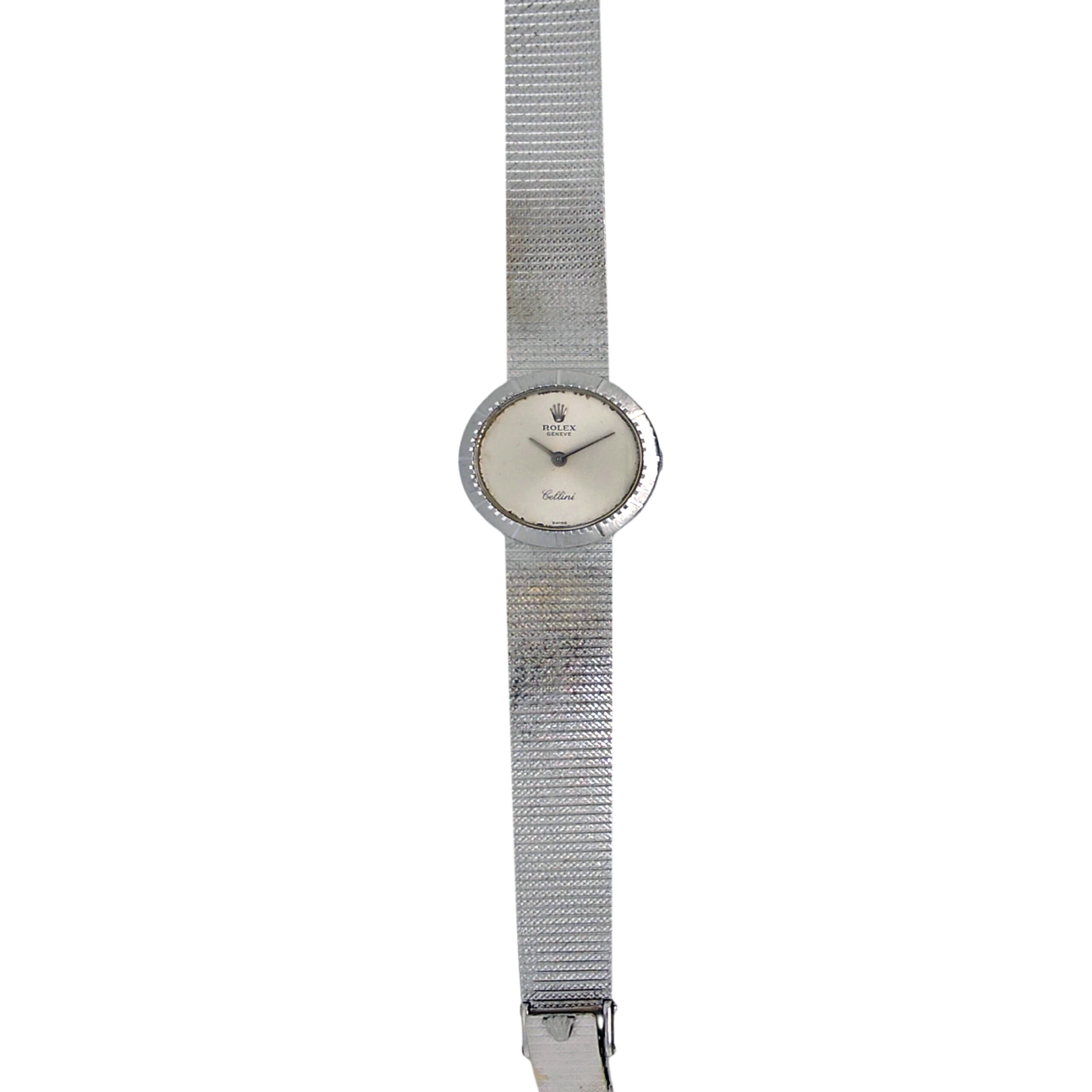 18K White Gold Rolex Cellini 4081