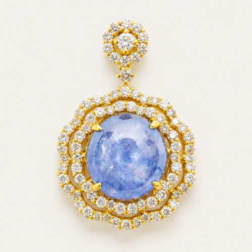 Yellow Gold Diamond Pendant