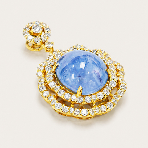 Yellow Gold Diamond Pendant