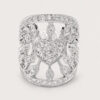 18K White Gold Diamond Ring