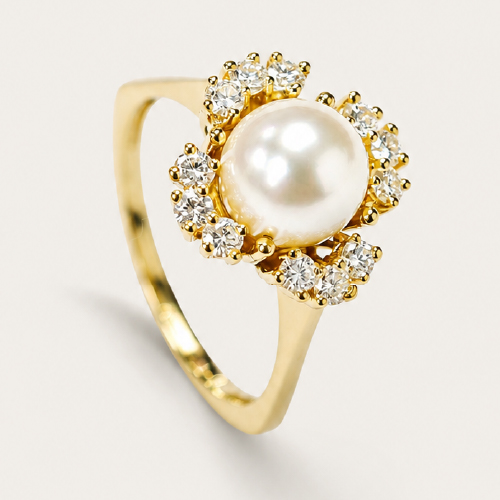 Yellow Gold Diamond Ring