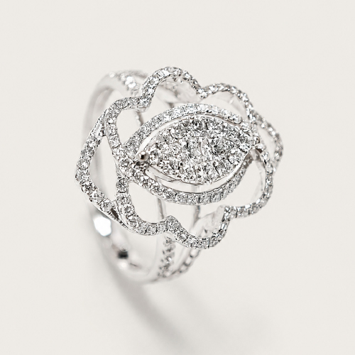 White Gold Diamond Ring