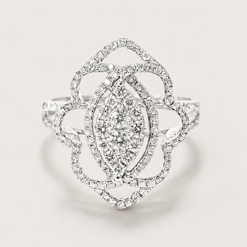 White Gold Diamond Ring