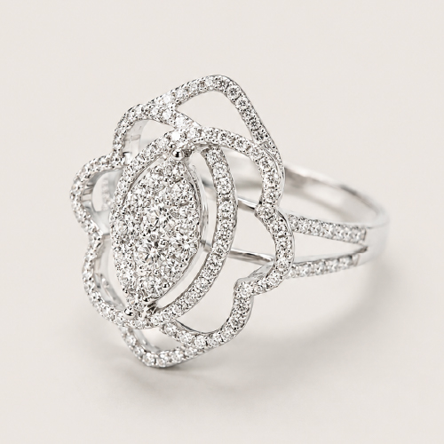 White Gold Diamond Ring