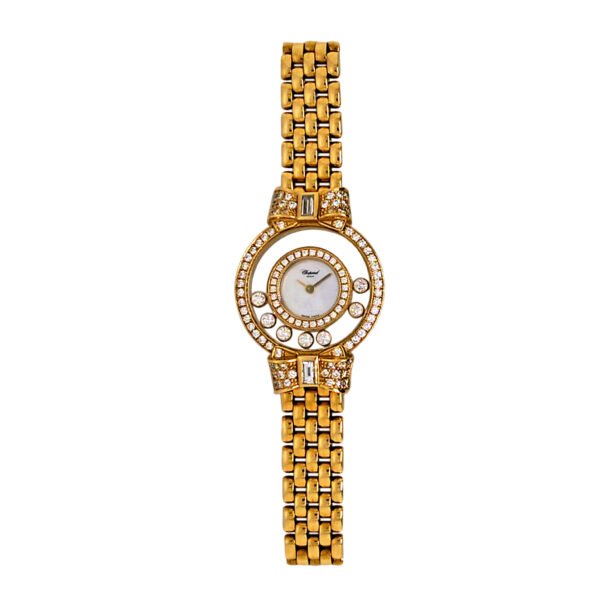 18K Yellow Gold Chopard Happy Diamonds