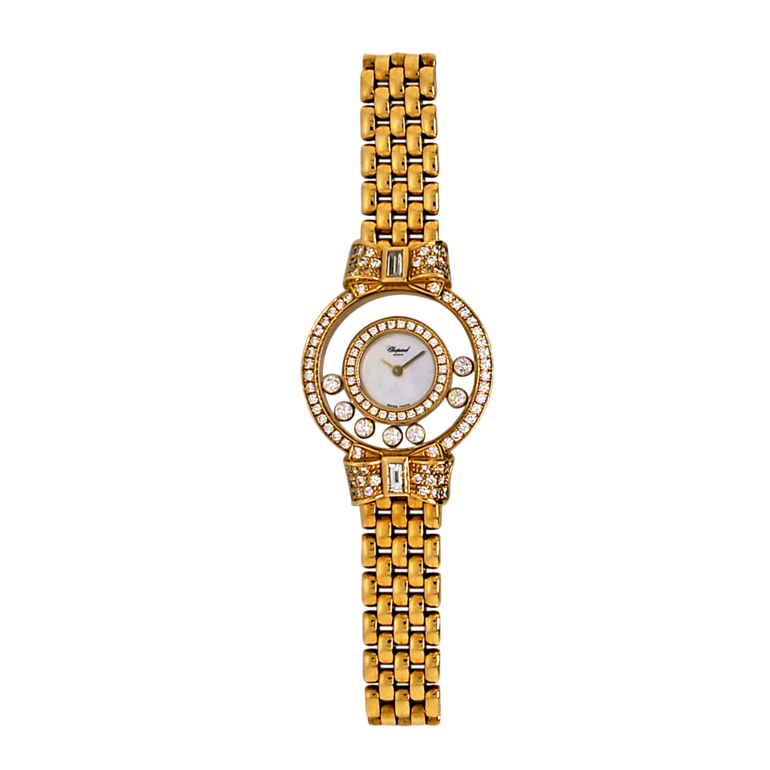 18K Yellow Gold Chopard Happy Diamonds