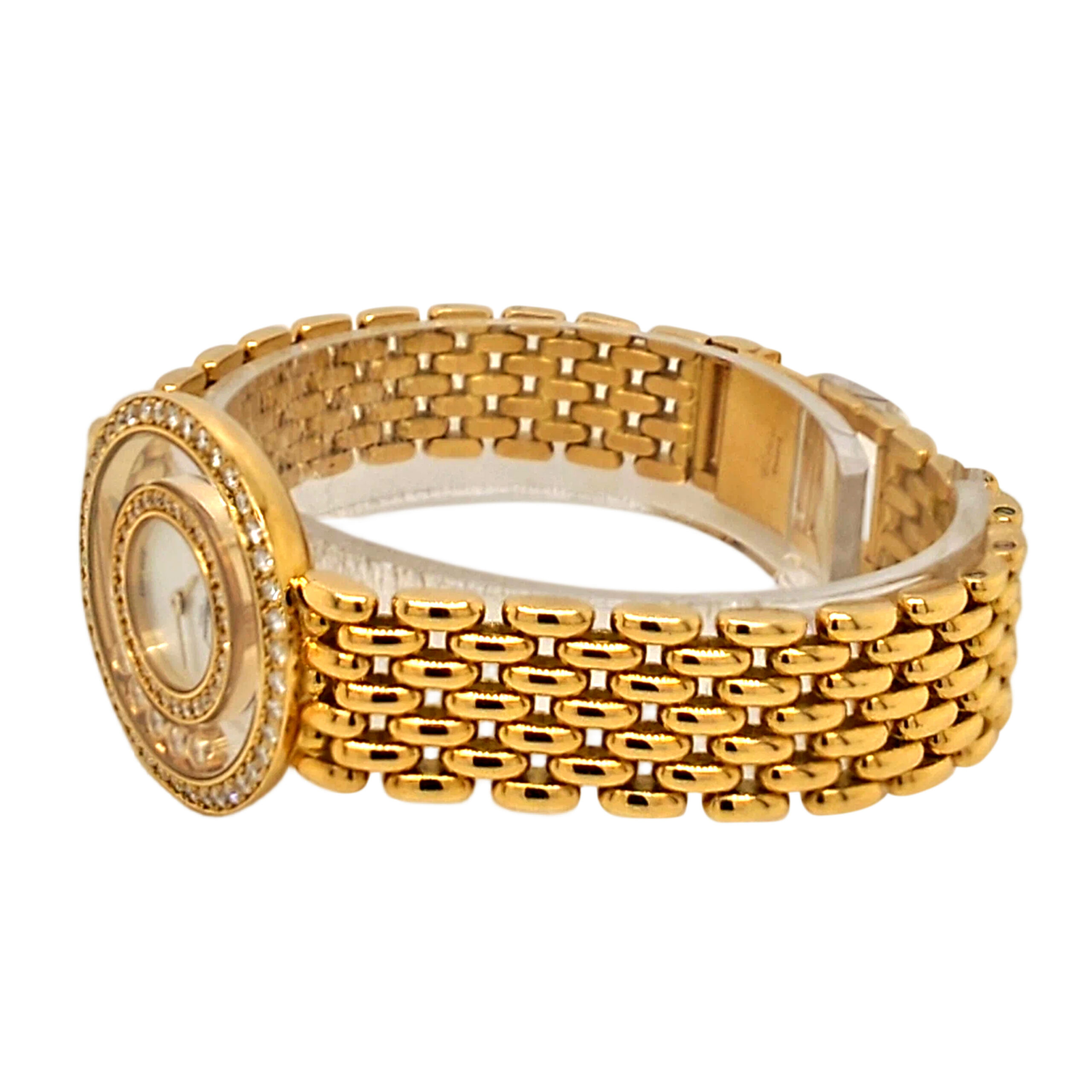 18K Yellow Gold Chopard Happy Diamonds