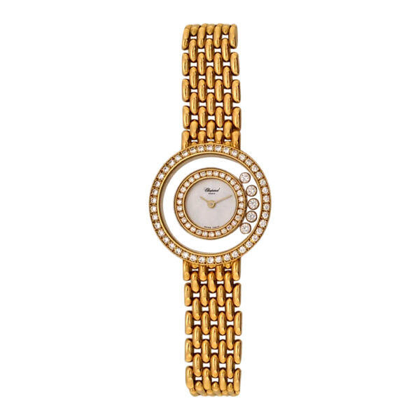 18K Yellow Gold Chopard Happy Diamonds