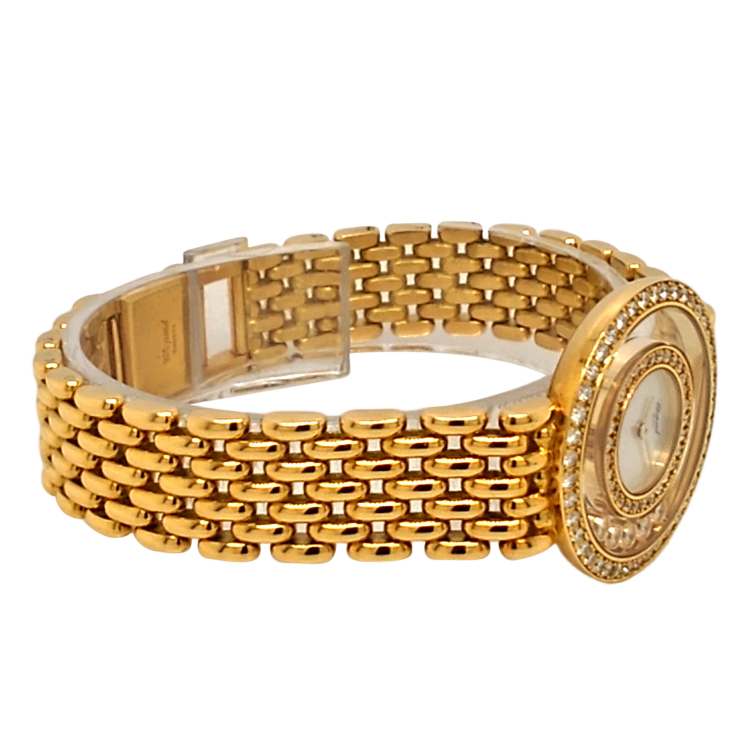 18K Yellow Gold Chopard Happy Diamonds