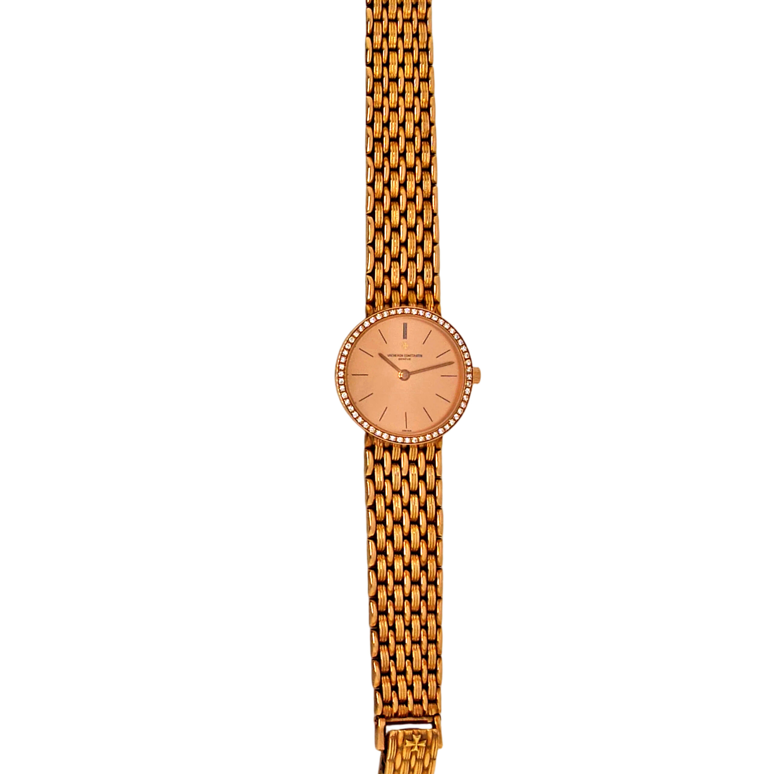 18K Rose Gold Vacheron Constantin Diamond