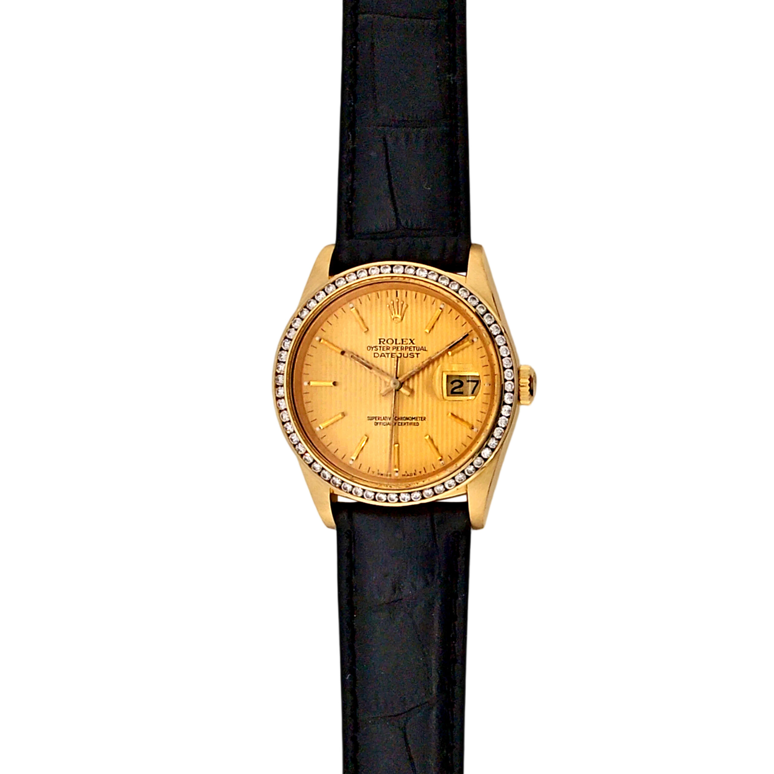 18K Yellow Gold Rolex Datejust 36 Diamond 16238
