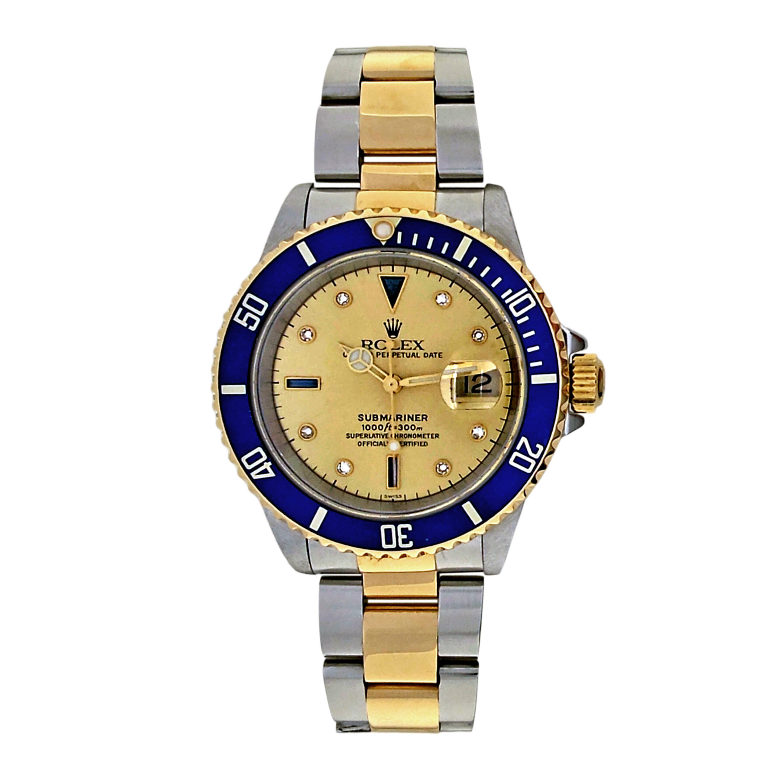 Rolex Submariner Diamond & Sapphire 16613