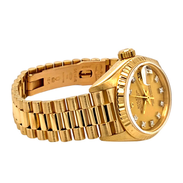 18K Yellow Gold Rolex Lady-Datejust Diamond 69178