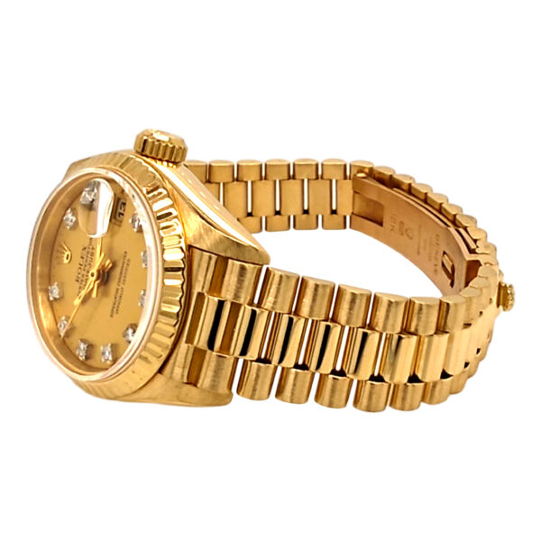18K Yellow Gold Rolex Lady-Datejust Diamond 69178