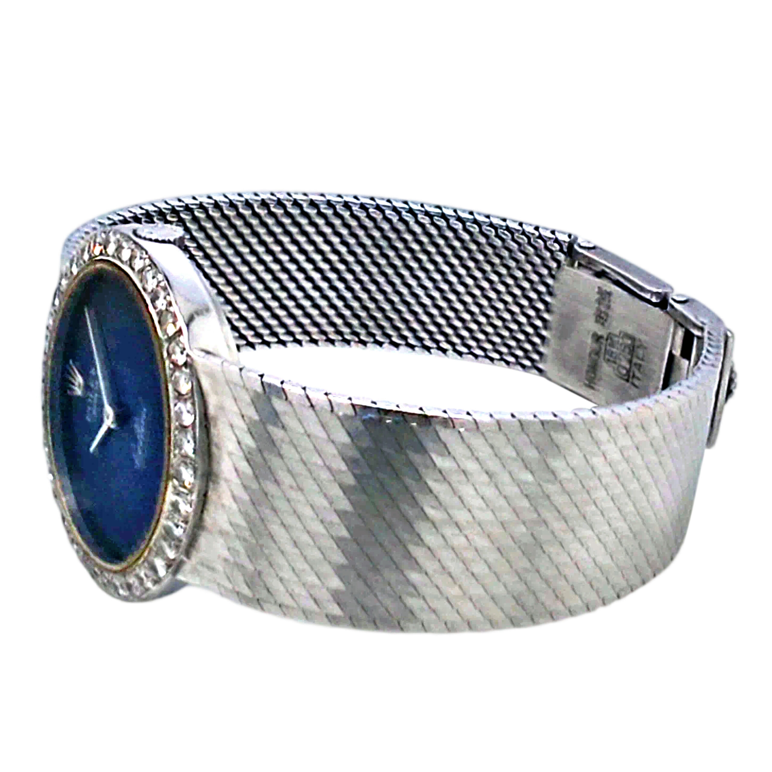 18K White Gold Rolex Cellini Diamond 4081