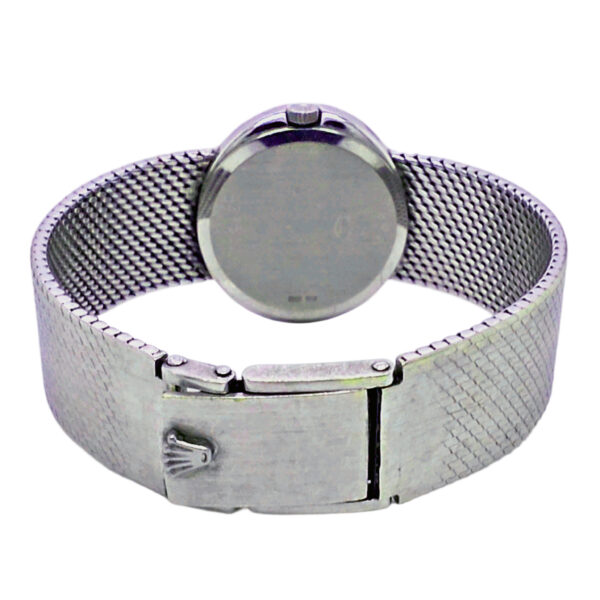 18K White Gold Rolex Cellini Diamond 4081