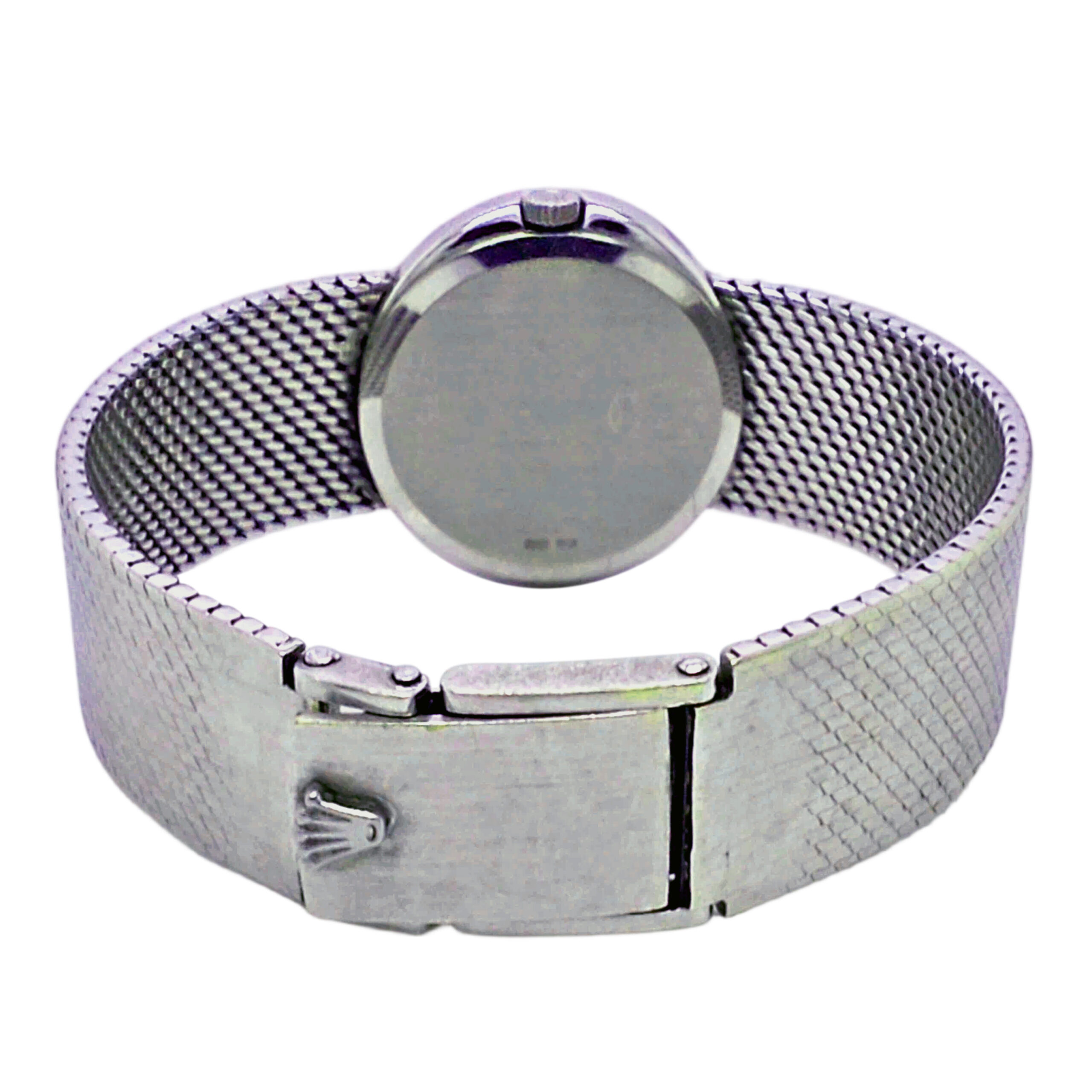 18K White Gold Rolex Cellini Diamond 4081