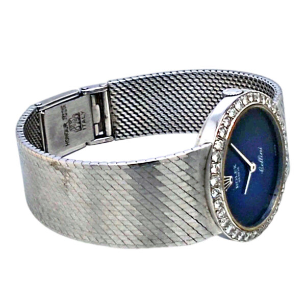 18K White Gold Rolex Cellini Diamond 4081