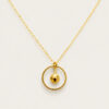 Dangle Ring 24K (999) Gold Necklace