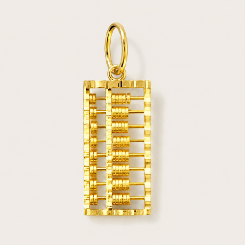 Abacus 22K (916) Gold pendant