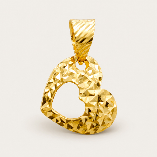 Love Shape 22K (916) Gold pendant