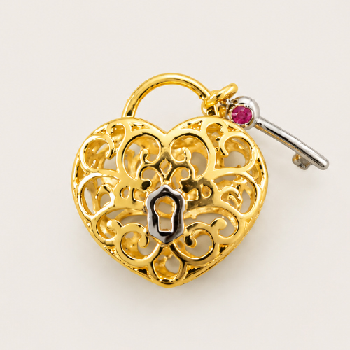 Heart Shape 22K (916) Gold Pendant