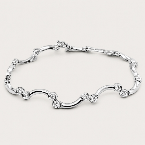 18K White Gold Diamond Bracelet