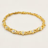 20K Yellow Gold Diamond Bracelet