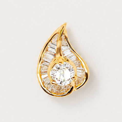 20K Yellow Gold Diamond Pendant