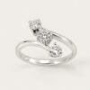 18K White Gold Diamond Ring