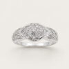 18K White Gold Diamond Ring