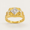 20K Yellow Gold Diamond Ring