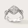 18K White Gold Diamond Ring
