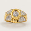 18K Yellow Gold Diamond Ring