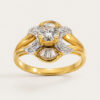 20K Yellow Gold Diamond Ring