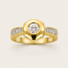 18K Yellow Gold Diamond Ring