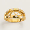 18K Yellow Gold Diamond Ring