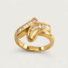 18K Yellow Gold Diamond Ring