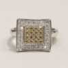 18K White Gold Diamond Ring