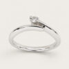 18K White Gold Diamond Ring