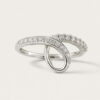 18K White Gold Diamond Ring