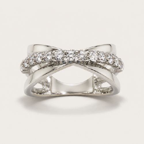 18K White Gold Diamond Ring