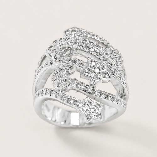 18K White Gold Diamond Ring
