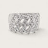 18K White Gold Diamond Ring