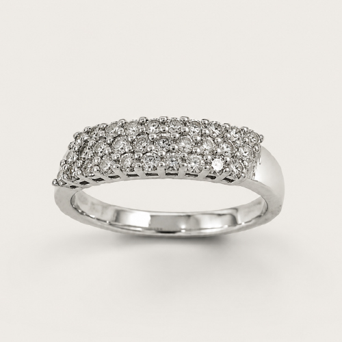 18K White Gold Diamond Ring